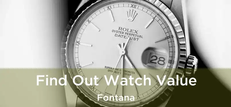 Find Out Watch Value Fontana